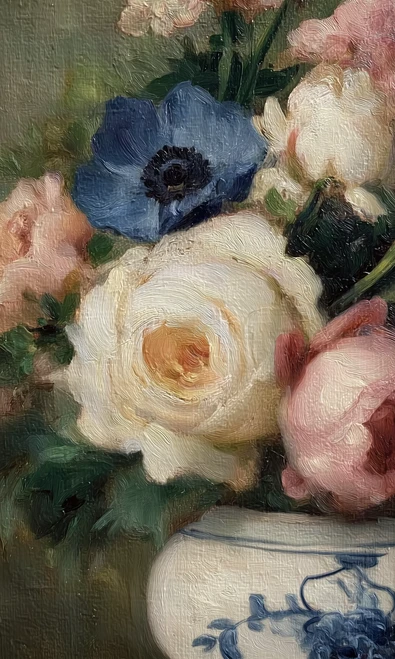 HMK1571A Pastel Peonies Arch Frame