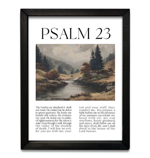 LUX1351 Psalm 23 Box Frame