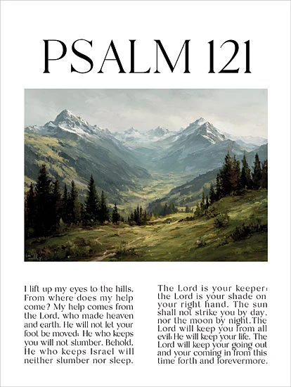 LUX1352 Psalm 121 Box Frame