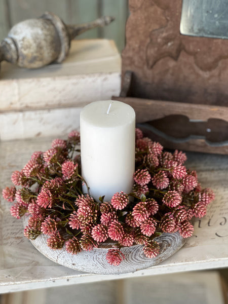 3" Wil-O-Wisp Candle Ring | Pink