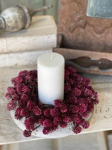 3" Wil-O-Wisp Candle Ring | Sangria