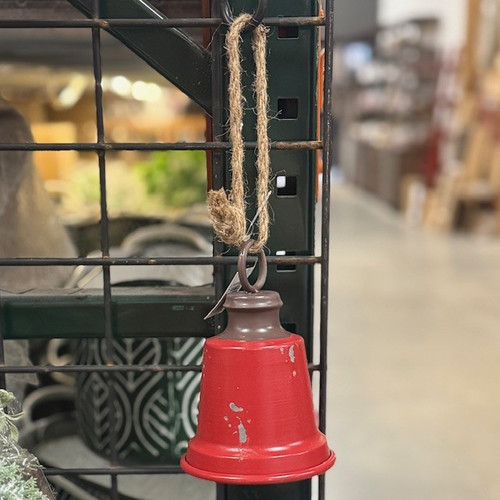 4.25" METAL LIBERTY BELL W/JUTE