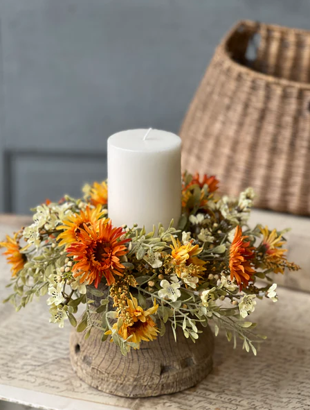 4" Autumn Embrace Candle Ring