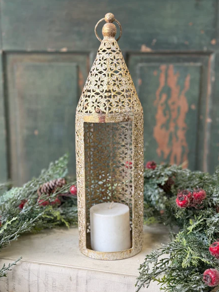 16.5" Filigree Flourish Lantern
