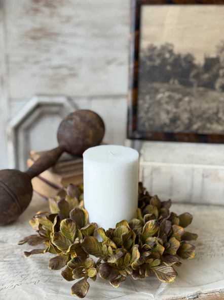 4" Sepia Groves Candle Ring