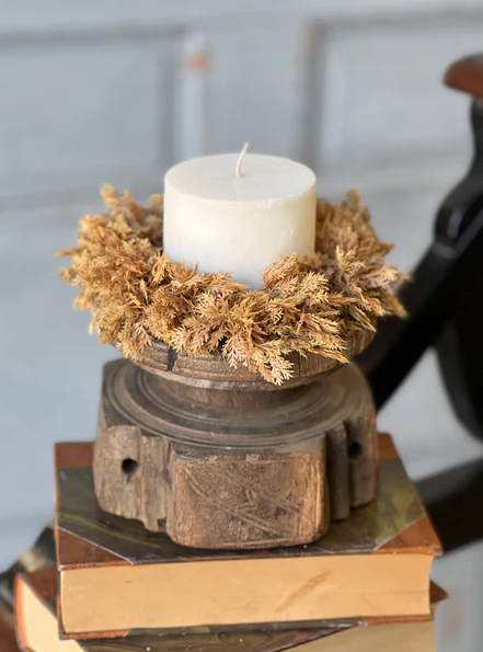 3.25" Sungold Candle Ring