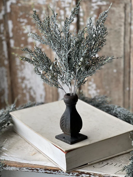 18" Frosted Twilight Cedar Bush