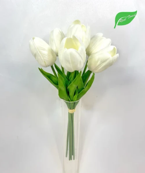 TULIP BUNDLE 15.75IN CREAM