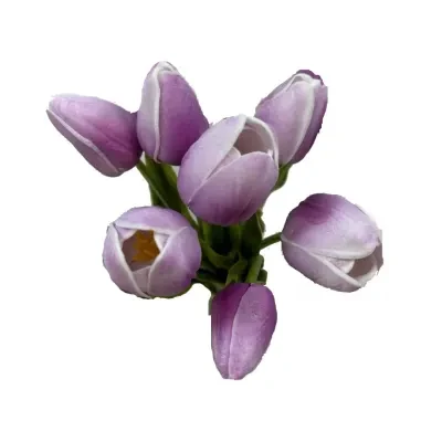TULIP BUNDLE 15.75IN LAVENDER