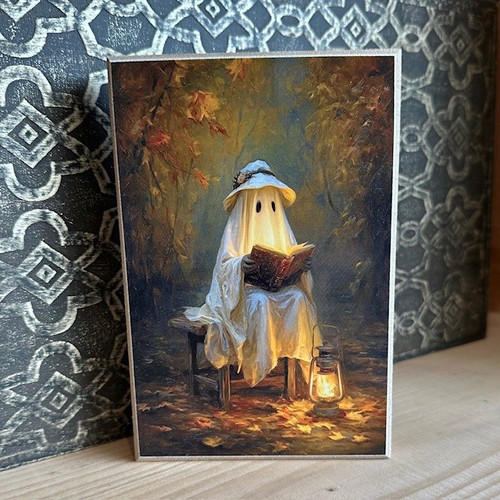 HMK1294B GHOST EVENING READ 4X6 BLOCK