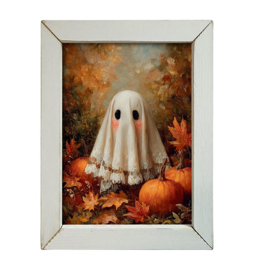 HMK1295L CUTE AUTUMN LACE GHOST