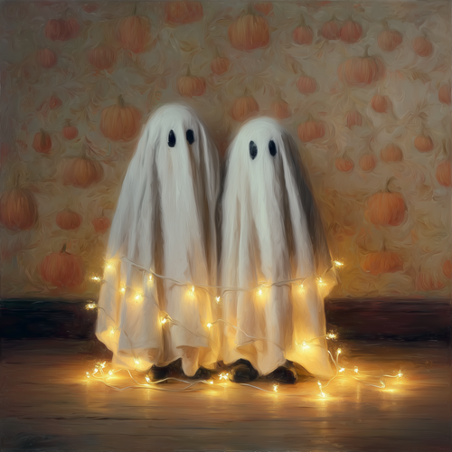 HMK1317 ALL TIED UP GHOSTS BOX FRAME