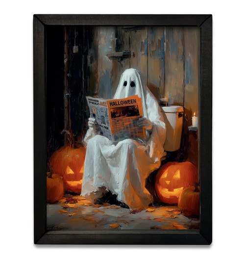 HMK1330 HALLOWEEN NEWS TOILET BOX FRAME