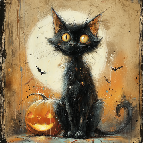 HMK1355 VAMPIRE CAT BOX FRAME