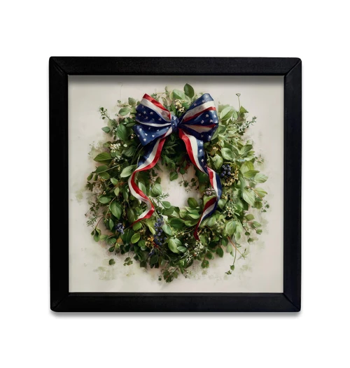 HMK1659 AMERICAN WREATH BOX FRAME