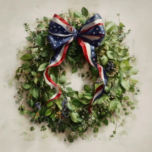 HMK1659 AMERICAN WREATH BOX FRAME