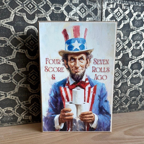 HMK1667B UNCLE SAM BATHROOM 4X6 BLOCK
