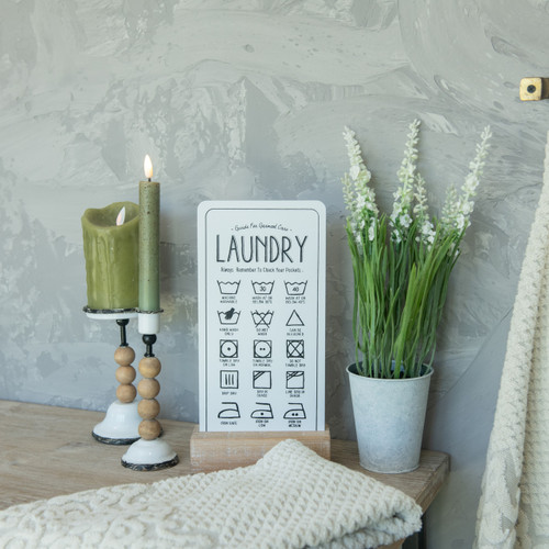 LAUNDRY TABLETOP SIGN