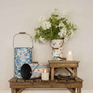SET/3 SWEET SERENDIPITY METAL BUCKETS