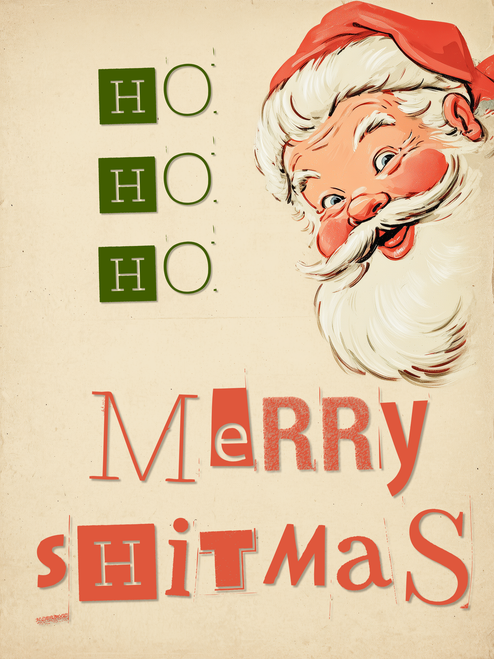 HMK1724B MERRY SHITMAS BLOCK