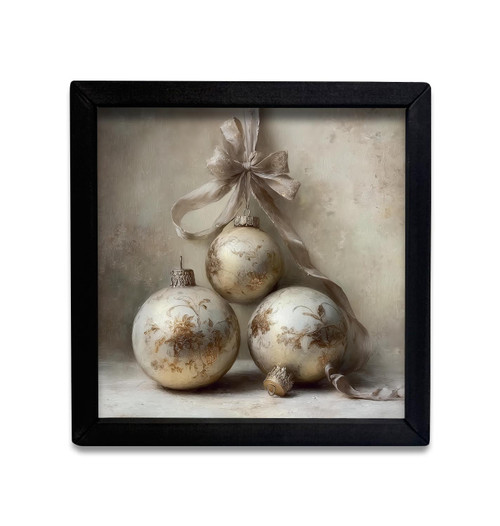 HMK1780 GOLDEN ANTIQUE ORNAMENTS BOX FRAME