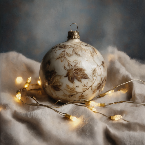HMK1781 GOLDEN ANTIQUE LIGHTED ORNAMENT BOX FRAME