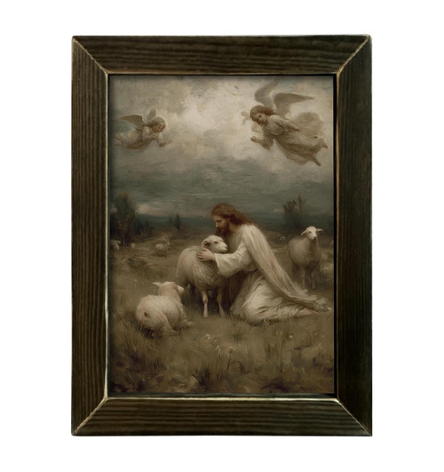 HMK1722L VINTAGE SHEPHERD JESUS