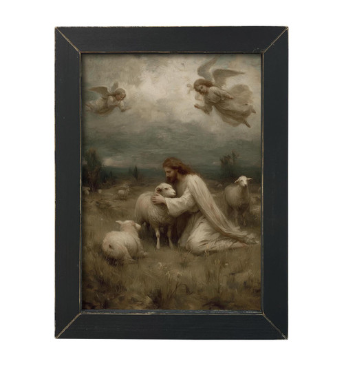 HMK1722L VINTAGE SHEPHERD JESUS