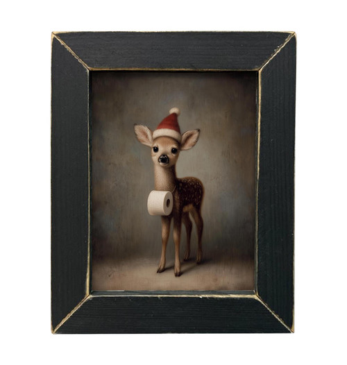 HMK1736L POTTY REINDEER PORTRAIT