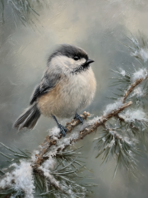 HMK1739L WINTER BIRD