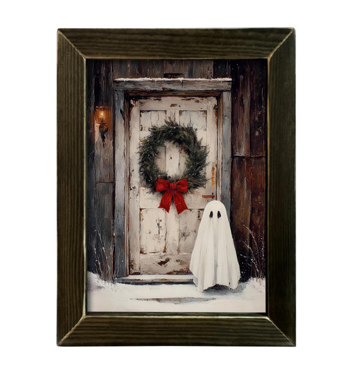 HMK1742L FARMHOUSE CHRISTMAS GHOST