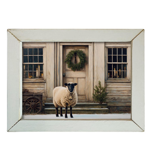 HMK1771L PRIMITIVE CHRISTMAS SHEEP