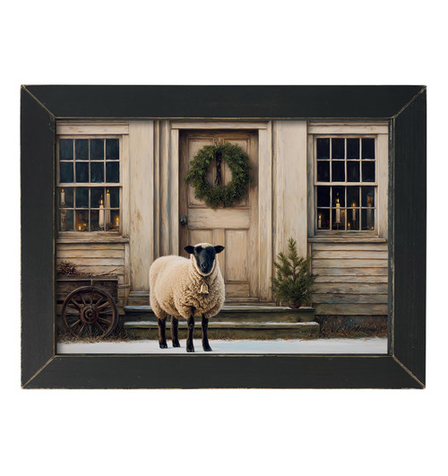 HMK1771L PRIMITIVE CHRISTMAS SHEEP