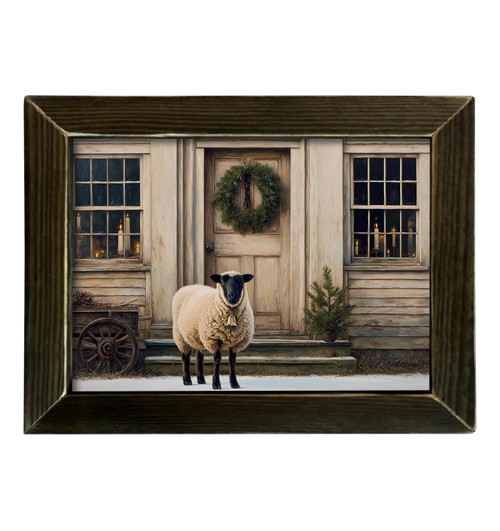HMK1771L PRIMITIVE CHRISTMAS SHEEP