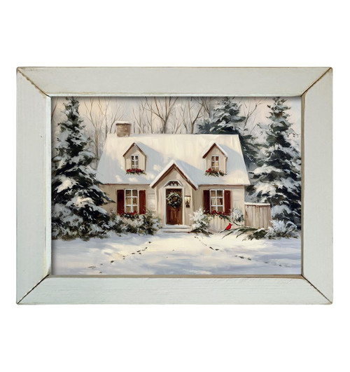 HMK1664L SNOWY COTTAGE