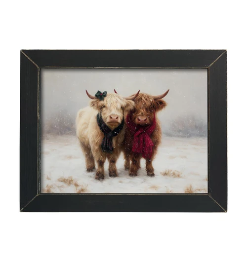 HMK1387L SNOWY HIGHLAND COUPLE