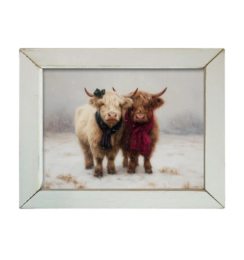 HMK1387L SNOWY HIGHLAND COUPLE
