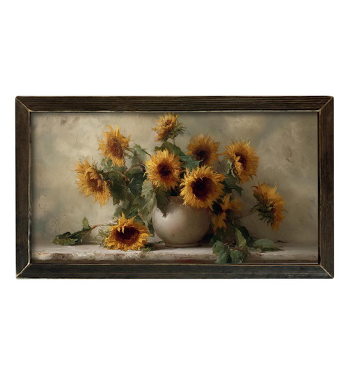 HMK1790L VINTAGE SUNFLOWERS