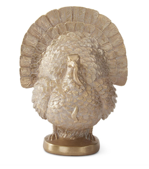 7.25in GOLD RESIN TURKEY