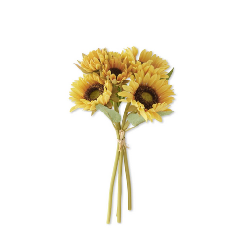 13in YELLOW REAL TOUCH SUNFLOWER BUNDLE