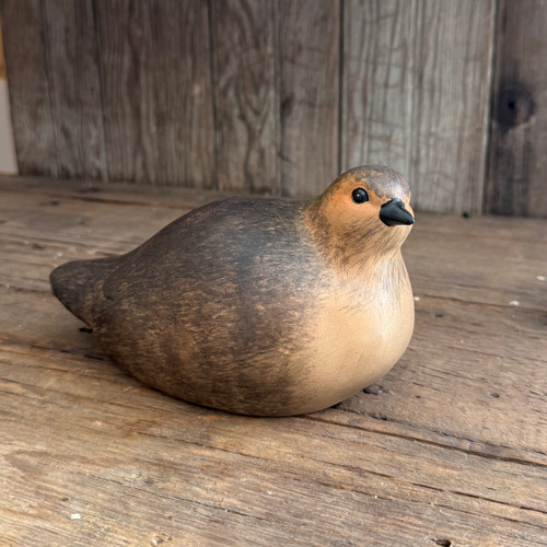 ASST SMOOTH NATURAL BROWN RESIN QUAILS (EACH)