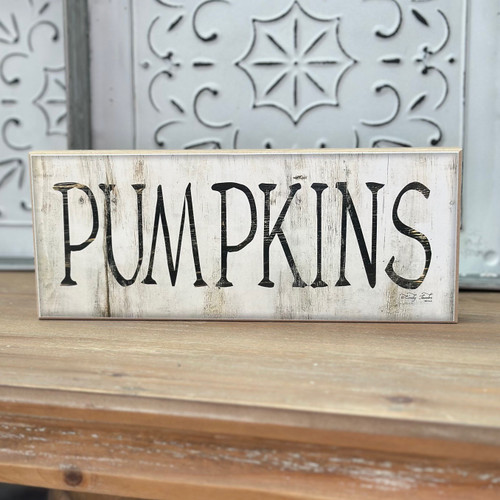 CIN640B Pumpkins Block CLEARANCE