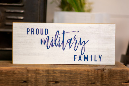 BLK-FMC215A Proud Military Family Block