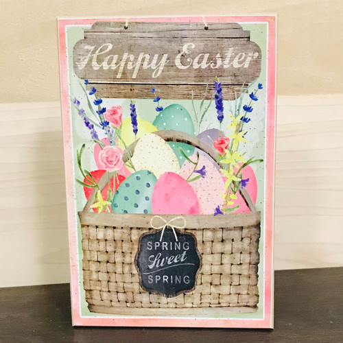 BA1644 Easter Basket Block