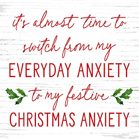 LET585A Christmas Anxiety Picture