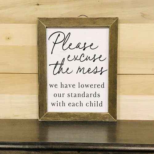 LET629 Brown Stain Frame