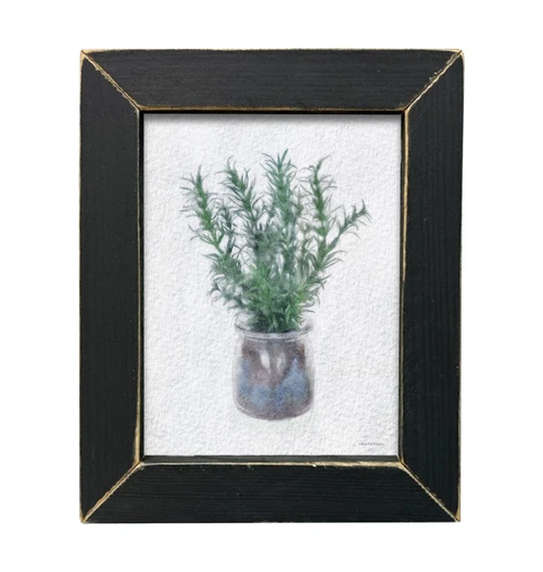 BLUE516A Rosemary Jar