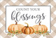 BLK-LET722A Count Blessings Block