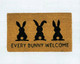 Welcome Bunny Mat