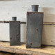 2/Set Galvanized Bottle Vases